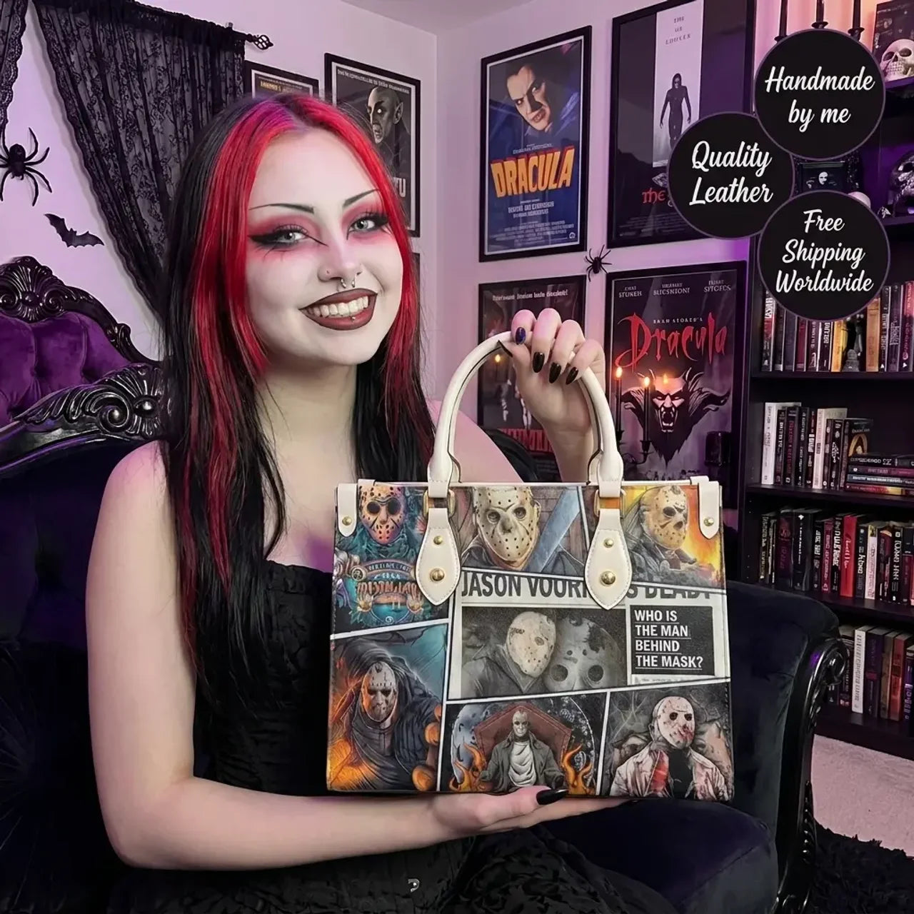 Horror Leather Bag