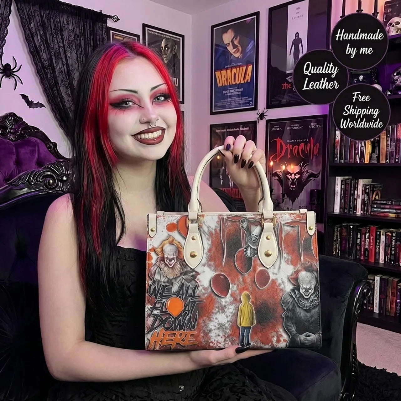 Horror Leather Bag
