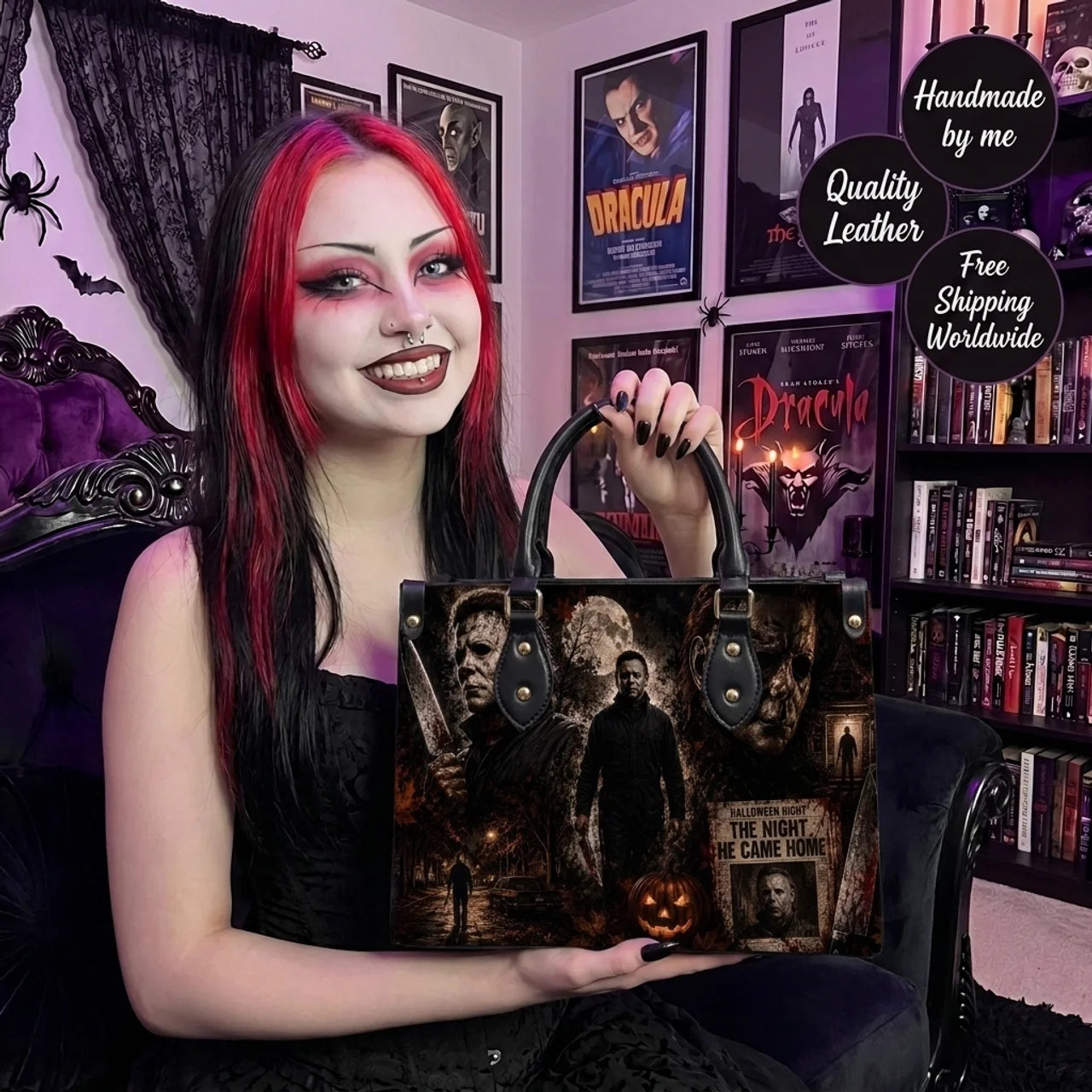 Horror Leather Bag